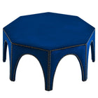 Modway - Victory Performance Velvet Ottoman - Marine-Capacité de poids : 331 lb.