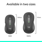 Logitech Signature M650 Souris Sans Fil - Graphite-Garantie limitée d'un an sur le matériel du fabricant