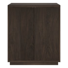 Hudson&Canal - Meuble d'appoint Alston 28 po de largeur - Brun aulne-Comprend deux portes battantes et une étagère centrale réglable