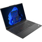 Lenovo - Ordinateur portable ThinkPad E16 Gen 2 16 po - AMD Ryzen 5 7535U - SSD 256 Go - 16 Go de RAM - Windows 11 Pro - Noir-Le grand format d'écran est idéal pour les applications professionnelles, affichant plus de pixels par écran