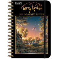 Lang - 2026 Terry Redlin Planificateur Spirale Engagement Hebdomadaire - 15,57 L cm x 22,86 cm H - Anglais-Format 12 mois (Janvier - Décembre 2026)