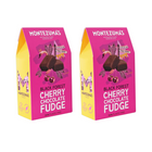 Montezuma’s Black Forest - Fudge au chocolat et à la cerise, 150 g, paquet de 2-Fudge au chocolat onctueux à saveur naturelle de cerise.