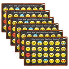 Ashley Productions - Smart Poly Tapis de souris pour ordinateur - 8" x 10" - Comment vous sentez-vous - Paquet de 6-Commencez votre journée du bon pied avec ces accessoires élégants et fonctionnels qui arborent des citations inspirantes et des expressions positives.