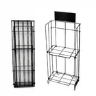 Futech - Présentoir à journaux à deux niveaux - 45,7 cm (L) x 106,7 cm (H) - Noir-Son design fin et autoportant permet un gain de place au sol, ce qui le rend idéal pour les halls d'entrée, les bureaux, les magasins et les salles d'attente.