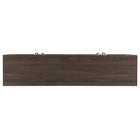 Hudson&Canal - Meuble TV Tillman pour téléviseurs jusqu'à 75" - Alder Brown-Dimensions du produit : 15,75" L x 68" l x 23,63" H