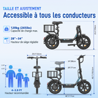 Gyrocopters - Trottinette électrique Zeno 2.0 pour adultes et adolescents - Vitesse 32 km/h - Autonomie 40 km - Application - Noir-Protégez votre investissement grâce à un traceur GPS gratuit, offrant un suivi de localisation en temps réel et une sécurité renforcée pour le stationnement en ville