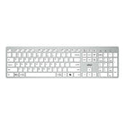 Adesso - AKB-730UW USB-C Clavier à commutateur à ciseaux multi-OS avec raccourci clavier CoPilot AI, USB-C/USB-A-Disposition des touches : disposition américaine à 112 touches