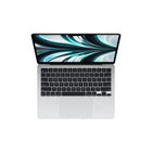 Apple - Portatif MacBook Air 13,6 po - M2 - SSD 256 Go - Mémoire unifiée 8 Go - Argent-Puce M2 d’Apple, Processeur central 8 cœurs - 4 cœurs de performance et 4 cœurs d’efficience, Processeur graphique 8 cœurs, Neural Engine 16 cœurs