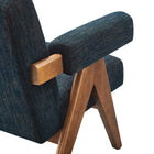 Modway - Lyra Tissu Fauteuil - Azure Fabric-8
