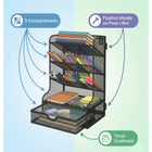 ShoppingAll - Organisateur de bureau Mesh avec 9 compartiments-6