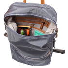 Seven Days - Sac à Dos Pour Ordinateur Portable Jusqu'à 15.6 po avec RFID - Marine-Poignée unique renforcée de type végane