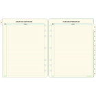 Day–Timer – Recharge d’agenda mensuel avec onglets 2027 format folio – 11 po x 8 1/2 po – anglais-12 mois à onglet : janvier 2027 à décembre 2027