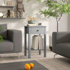 HOMCOM - Table d’appoint - gris - lot de 2-Matériau : MDF 