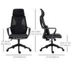 Vinsetto - Chaise de bureau de massage pivotante avec coussin lombaire, USB et appui-tête réglable-Soutien lombaire en plastique au dos pour un maintien renforcé