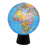 Replogle - Globe terrestre rotatif 8 po bleu océan - Anglais-Globe rotatif éclairé automatique