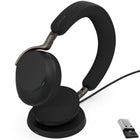 Jabra - Evolve3 75 UC USB-A PAD-Une batterie rechargeable intégrée offre jusqu’à 22 heures de conversation ou 110 heures de musique, avec une recharge rapide qui permet jusqu’à 5 heures d’utilisation en seulement 5 minutes