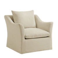 Modway - Somerset Mélange de lin Fauteuil - Lin-Chaise d’accent moderne en mélange de lin