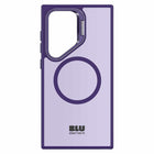 Blu Element - Coque Chromatic Kick Compatible MagSafe Galaxy S25 - Ultra Violet Profond-Testée pour résister à des chutes de 1,8 m