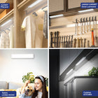 Bell+Howell - Lampes LED rechargeables à détection de mouvement sous les armoires - Paquet de 3-Éclairage LED lumineux et dimmable : Chaque lumière émet 400 lumens d'éclairage blanc vif et frais (4000K), réglable à votre niveau de luminosité préféré pour l'ambiance parfaite.