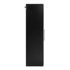 Prepac - Armoire de rangement étroite HangUps de 18 po - noir-Capacité de poids total 100 lb 20 lb par étagère