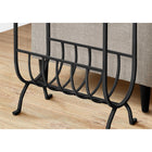 Monarch Specialties - 3308 Table D'Appoint - Metal Noir Avec Verre Trempe-Chic et multifonctionnelle