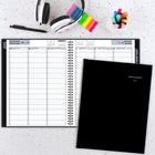 AT-A-GLANCE - Cahier de rendez-vous hebdomadaire Premiere 2026 - 11 po H x 8 po l - noir - bilingue-Couverture rigide noire