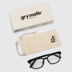 Gry Mattr - Lunettes de lecture anti-lumière bleue - Seoul Éco - +2.50-Protection contre la lumière bleue des écrans numériques, réduit la fatigue oculaire