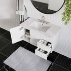 Modway - Vitality 36" Vanette de salle de bain - Blanc blanc-Conception murale