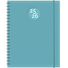 Socadis - W. Maxwell Agenda 2025-2026 Kibo - 8.5 po x 11 po - Bleu - Bilingue-Août 2025 à juillet 2026