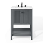 Modway - Steam 24" Vanette de salle de bain - Gris blanc-8
