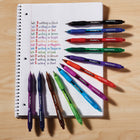 Paper Mate - Stylo-bille Profile rétractable – 1,4 mm – noir – paquet de 4-Conception rétractable pratique et corps de couleur assortie