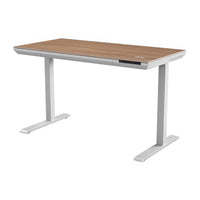 TygerClaw - Bureau assis-debout électrique avec chargeur sans fil-Rechargez votre téléphone compatible sans effort en le plaçant simplement sur la zone marquée du bureau