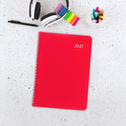 Staples - Agenda mensuel 2027 - 8 3/4 po H x 6 7/8 po l - couleurs assorties - bilingue-Bilingue