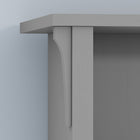 Bush Furniture Salinas – Bibliothèque à 5 étagères - gris Cape Cod (SAB132CG-03)-Dimensions assemblées : 63 po H x 31 3/4 po L x 12 1/6 po P