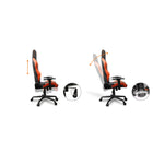 Cougar - Chaise de jeu Armor Air avec double dossier haut - noir-Tension d'inclinaison réglabl