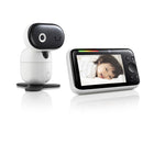 Motorola - Moniteur bébé vidéo PIP1610 motorisé - Blanc-Indicateur de niveau sonore à LED - Sachez toujours quand votre bébé a fait un son, même lorsque l’audio est éteint