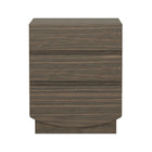 Manhattan Comfort - Table de nuit contemporaine Ardea 20" à 3 tiroirs - Noyer-Finition stratifiée aspect bois : aspect bois chaud et naturel avec une surface durable et facile à nettoyer