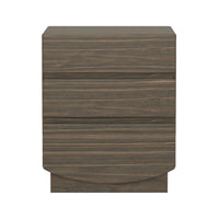 Manhattan Comfort - Table de nuit contemporaine Ardea 20" à 3 tiroirs - Noyer-Finition stratifiée aspect bois : aspect bois chaud et naturel avec une surface durable et facile à nettoyer