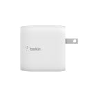 Belkin - Chargeur secteur rapide double USB-C 40 W (20 W x 2), blanc-Jusqu'à 20 W par port
