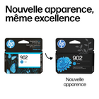 HP 902 Cartouche d'encre cyan d'origine (T6L86AN)-La fiabilité inégalée de la cartouche HP d'origine se traduit par une commodité constante et un meilleur rapport qualité-prix