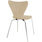 Modway - Ernie Restauration Fauteuil d’appoint - Naturel-Capacité de poids 331 lb.