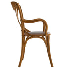 Modway - Gear Fauteuil à manger Ensemble de 2 - Noyer-7