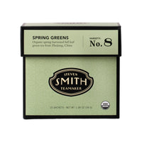 Steven Smith Teamaker - Thé vert spring greens - 6 x 15 sachet-Notes de dégustation : Macadamia salé, jonquille, artichaut