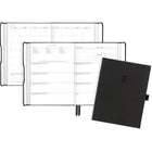 AT-A-GLANCE - Agenda hebdomadaire/mensuel Foundation non daté - 8 1/4 po H x 5 3/4 po l - Noir - Anglais-Format des pages : 8 1/4 po H x 5 3/4 po l