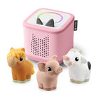Tonies - Coffret de jeu Ferme Toniebox 2 - Rose nuage - Anglais-Découvrez la Toniebox 2 - le lecteur audio conçu pour leurs petites mains, propulsé par leurs choix et créé pour les aider à grandir. La nouvelle génération de lecteur audio sans écran pour les enfants de 1 à 9 ans et plus, conçue pour favoriser le jeu autonome et stimuler l’imagination