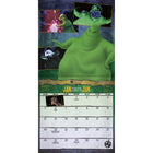 DateWorks - Calendrier Mural de 16 Mois de L'Etrange Noël 2025 - 12 po x 12 po - Bilingue-Divertissement