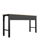 Manhattan Comfort - Table de garage moderne Fortress 72,4" - Gris charbon-Garantie limitée du fabricant de 30 jours