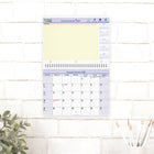 AT-A-GLANCE - Calendrier mural/de bureau mensuel QuickNotes 2026 - 8 po H x 11 po l - bilingue-Un mois avec deux mois passes, le mois actuel et deux mois futurs en reference. Jours feries federaux indiques en rouge
