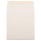 JAM Paper - Enveloppes d'invitation carrées Strathmore - 6 po x 6 po - vélin blanc naturel - paquet de 25 (191278)-Quantité : 25 par paquet