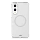 AXS - ULTRA CLEAR Étui Compatible MagSafe testé contre les chutes pour  Samsung Galaxy S25 Edge-Protection anti-UV pour afficher clairement le design original de votre cellulaire  